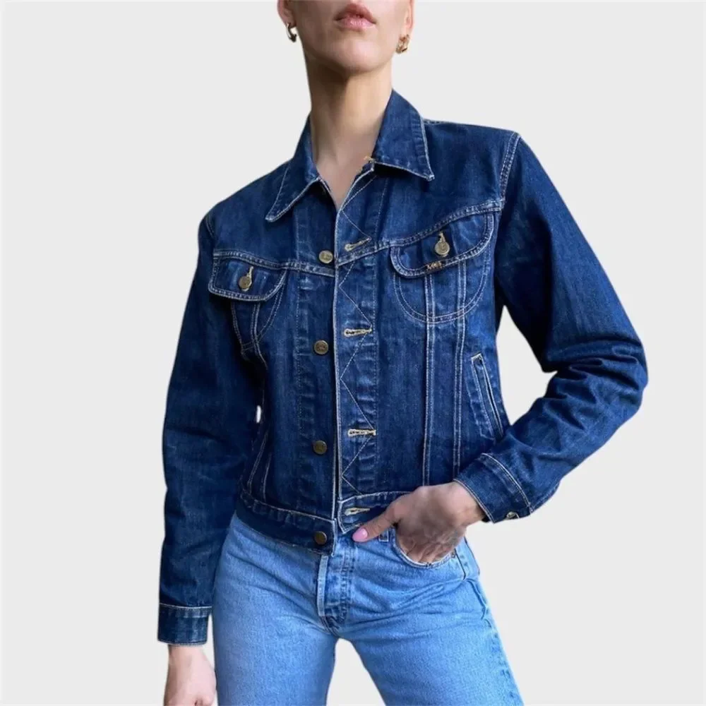 Lee Women's Vintage Denim Jacket - Picture 5 of 8